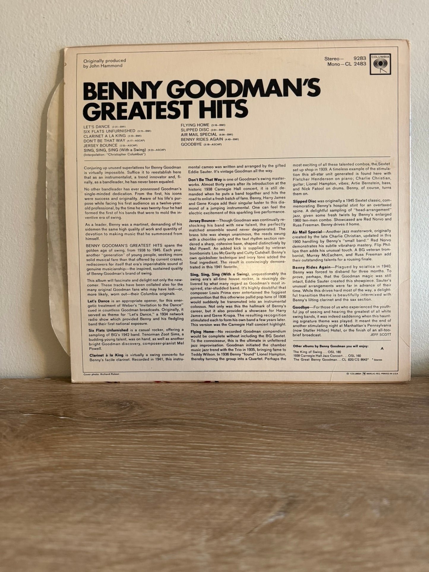 Benny Goodman – Benny Goodman's Greatest Hits