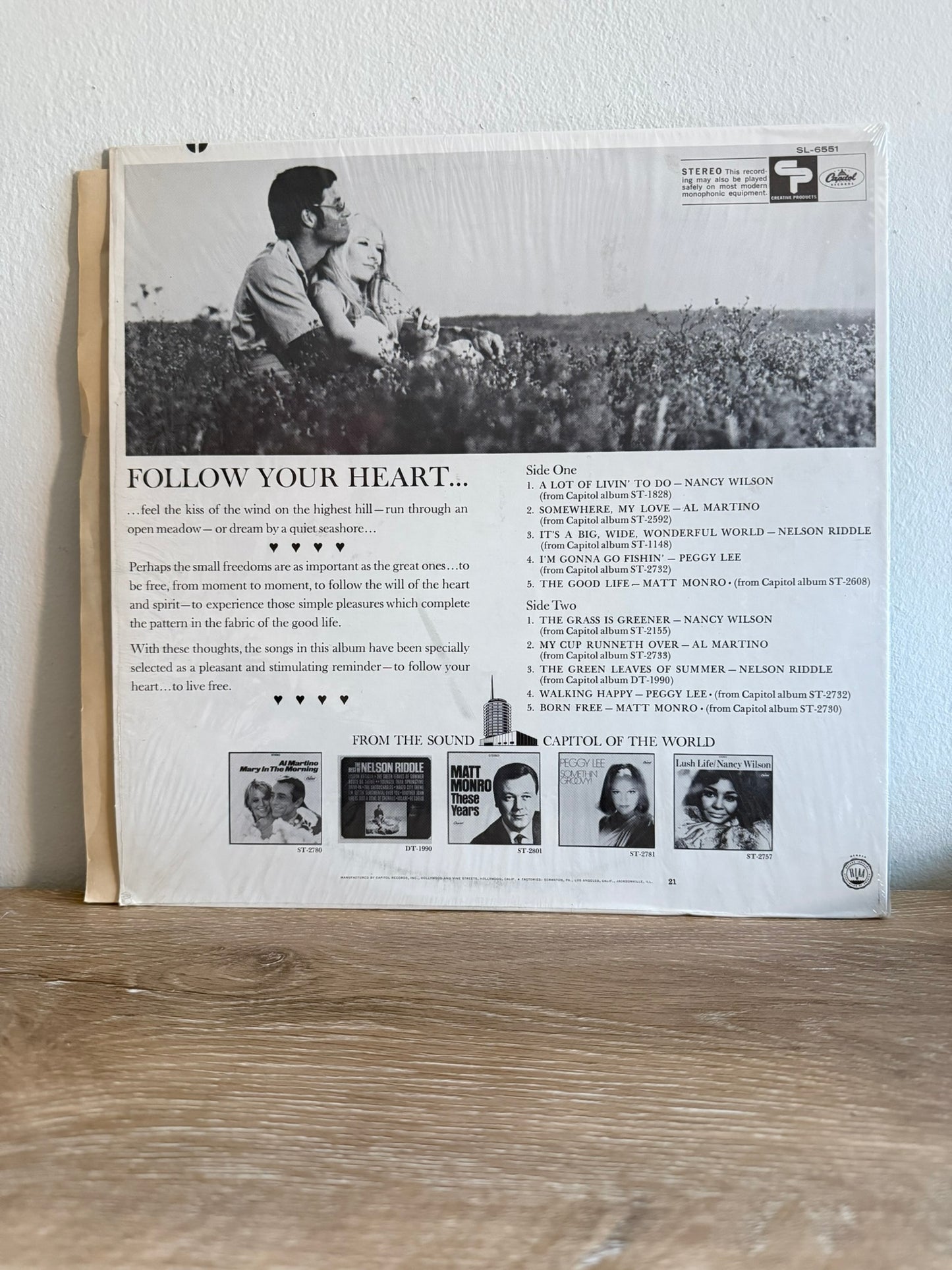 Born Free - Exciting And Romantic Hit Songs In Praise Of The Good Life