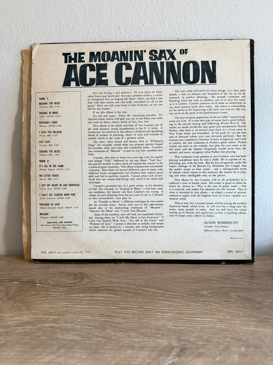 Ace Cannon – The Moanin' Sax Of Ace Cannon
