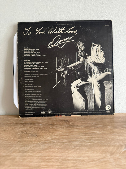 Donny Osmond – To You With Love, Donny