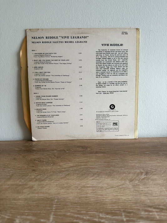 Nelson Riddle – Vive Legrand! - Nelson Riddle Salutes Michel Legrand