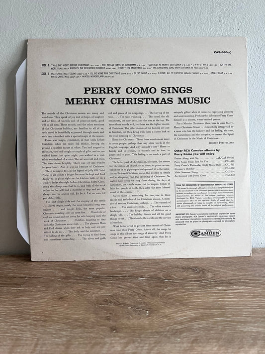 Perry Como – Perry Como Sings Merry Christmas Music