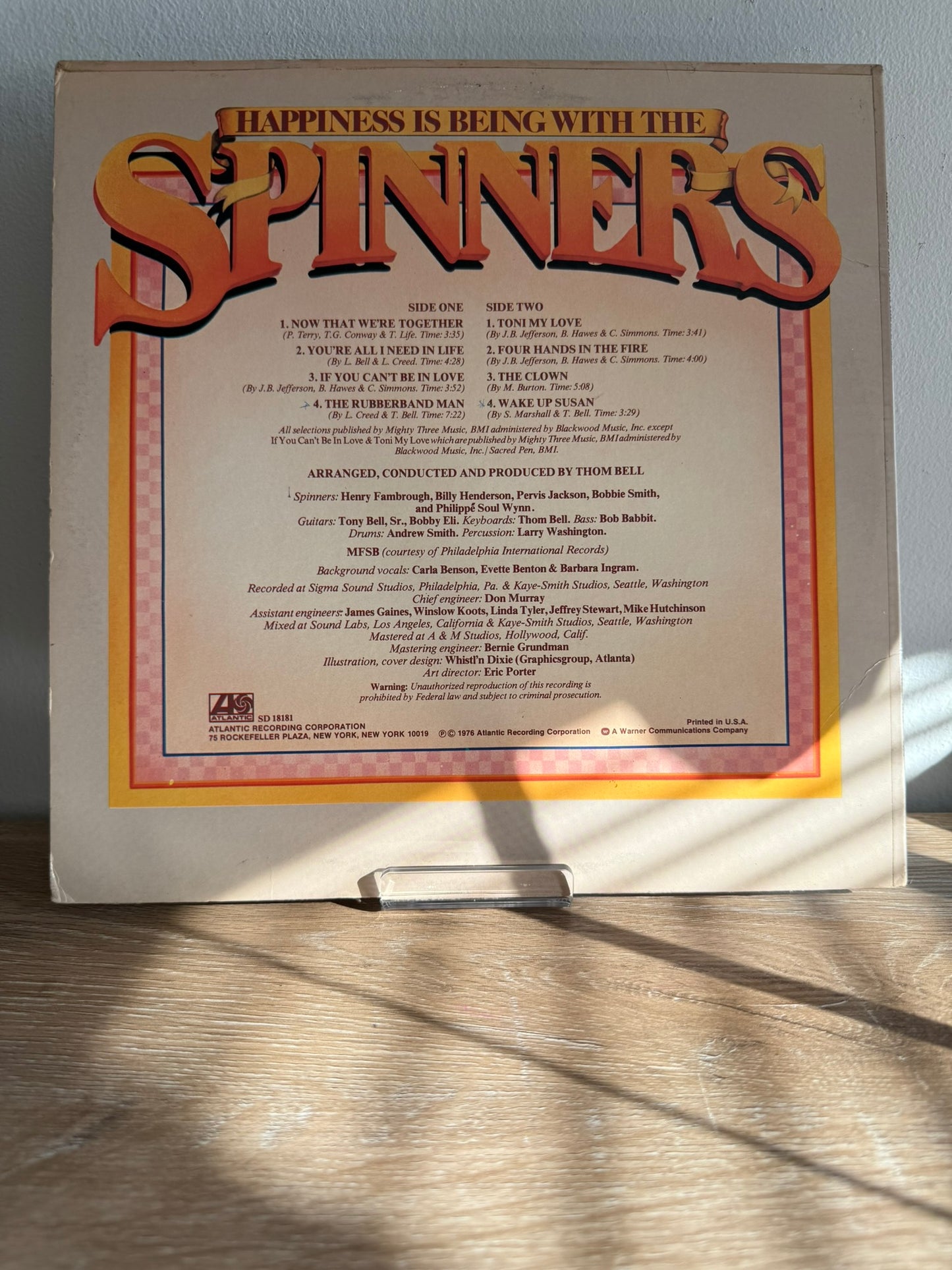 Spinners – Happiness Is Being With The Spinners