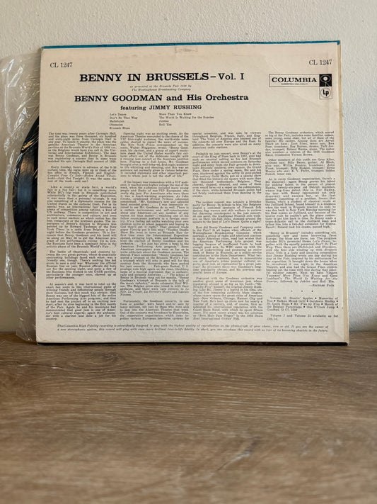 Benny Goodman And His Orchestra – Benny In Brussels Volume 1 , Mono