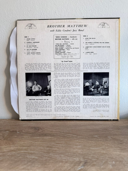 Brother Matthew With Eddie Condon's Jazz Band – Brother Matthew With Eddie Condon's Jazz Band