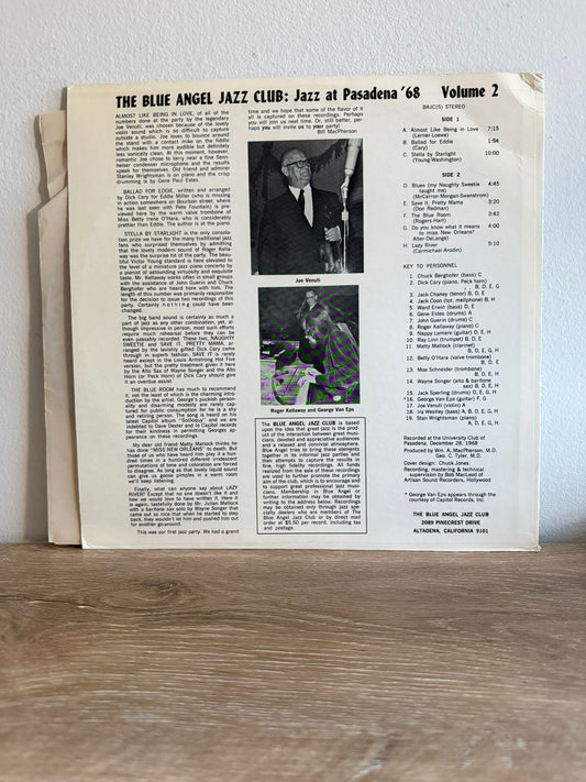 The Blue Angel Jazz Club – Jazz At Pasadena '68 Volume 2