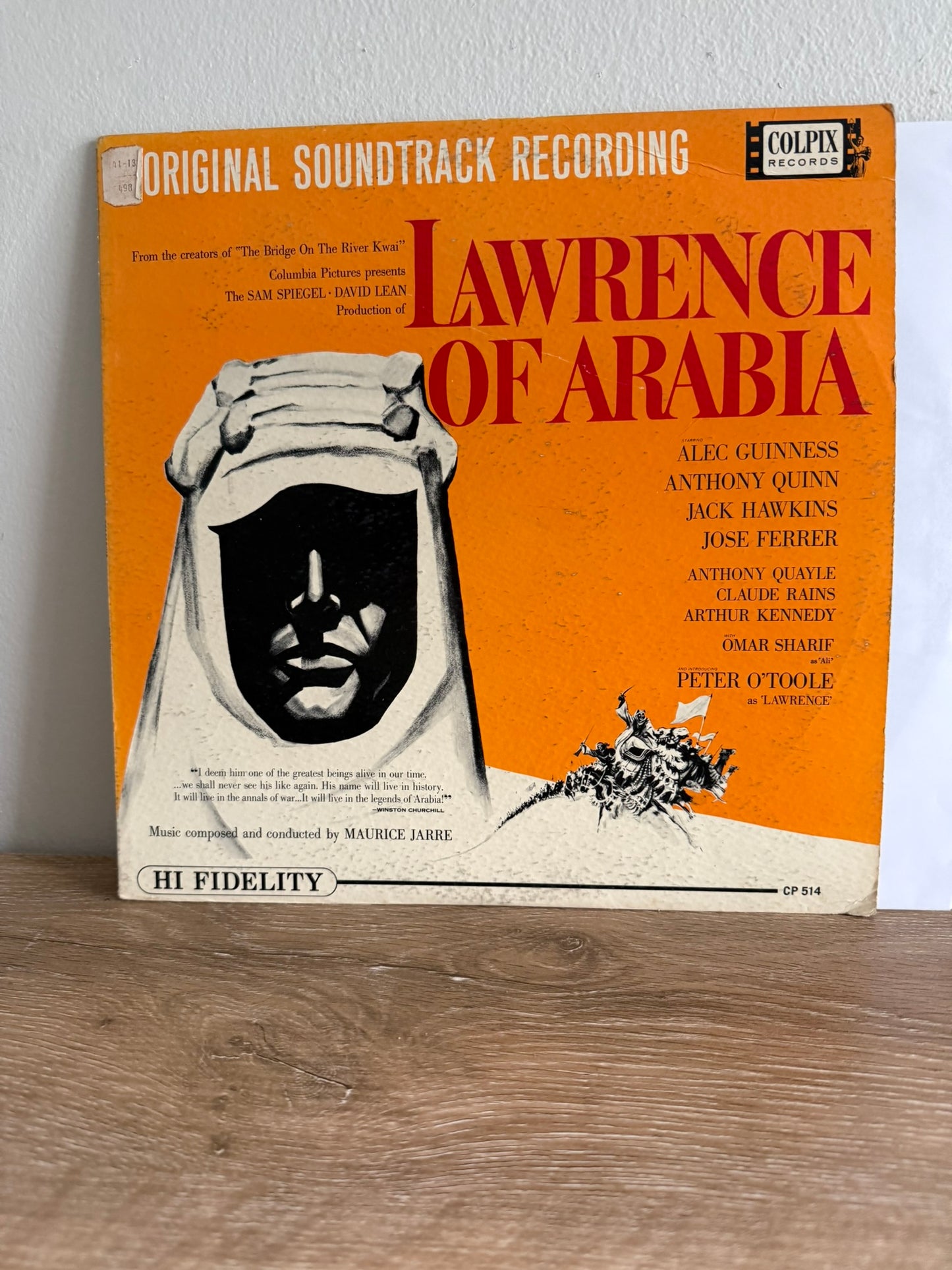 Maurice Jarre With The London Philharmonic Orchestra – Original Soundtrack Recording: Lawrence Of Arabia