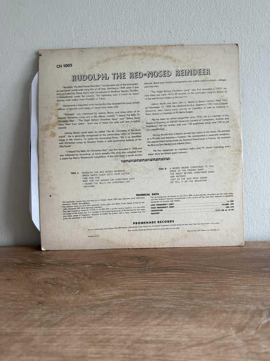 Tex Johnson & His Six Shooters – Rudolph The Red Nosed Reindeer, RE