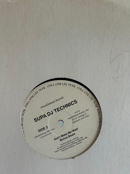 DJ Technics – Wild For The Night / Don't Make Me Wait