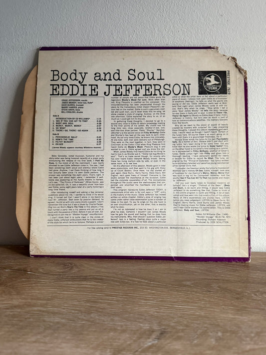 Eddie Jefferson – Body And Soul, RE