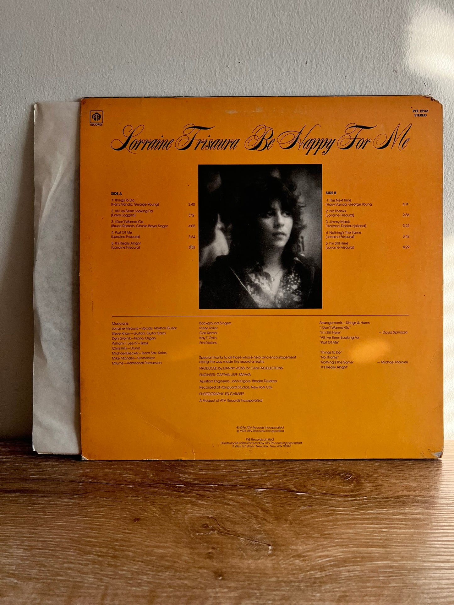 Lorraine Frisaura – Be Happy For Me