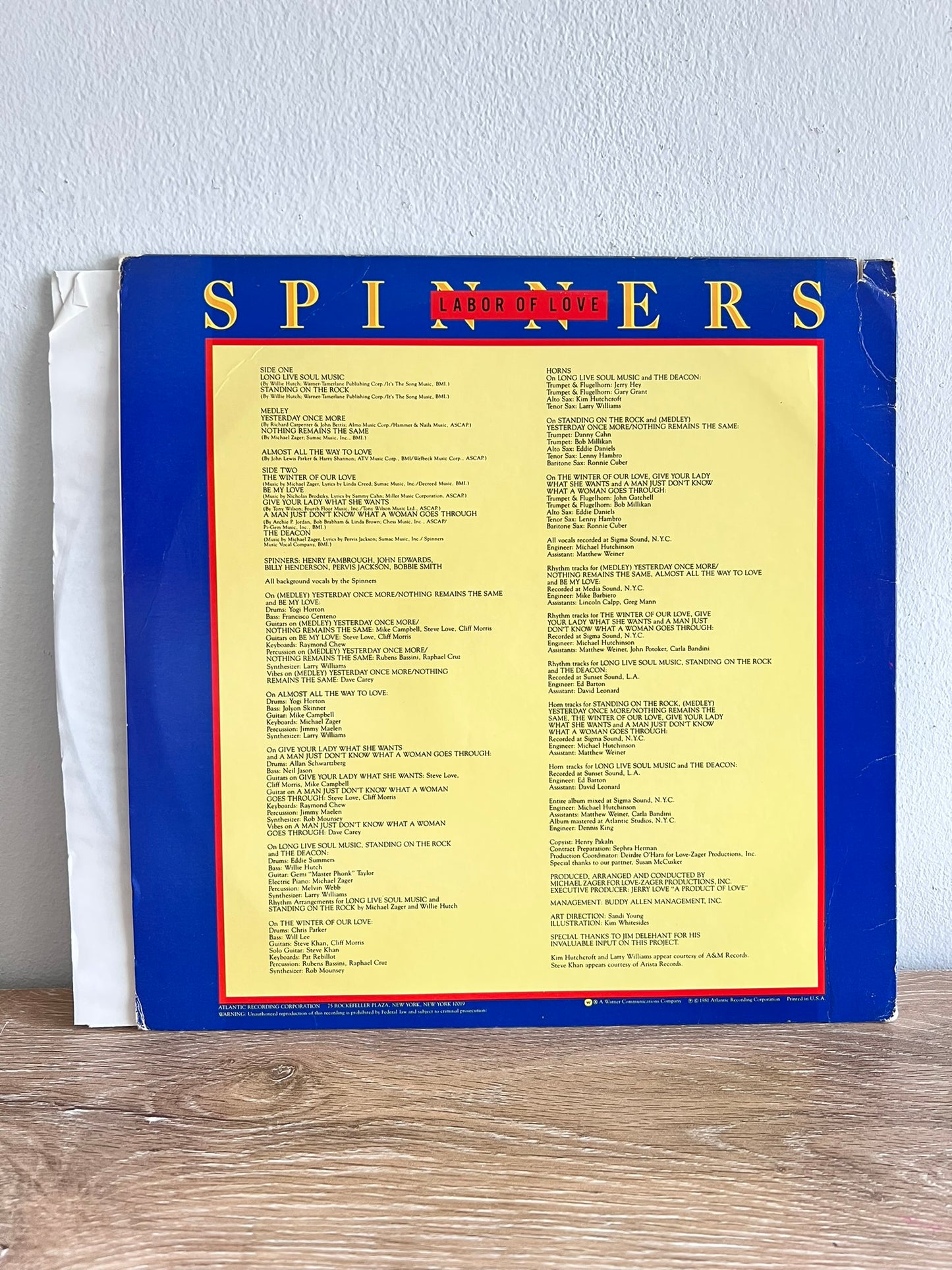 Spinners – Labor Of Love